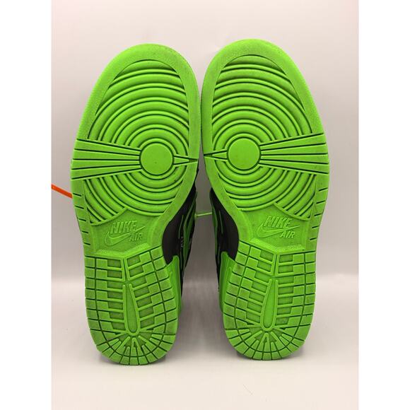 NIKE AIR x OFF WHITE Rubber Dunk Low Green Strike Sneakers Sz 12 main image 5